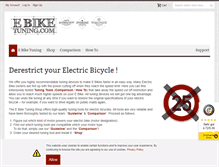 Tablet Screenshot of ebiketuning.com